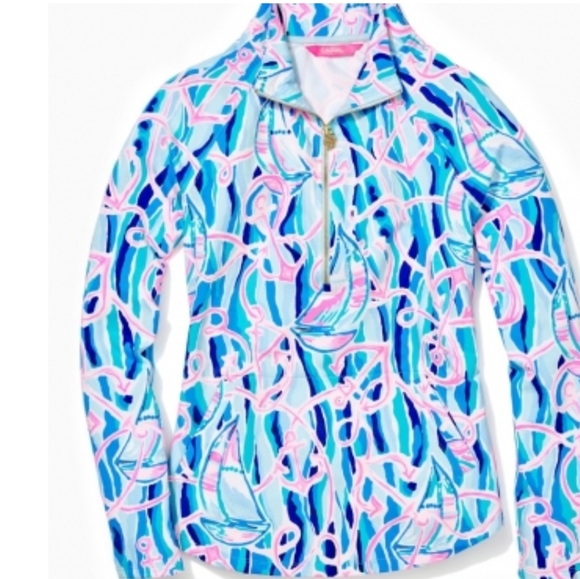 Lilly Pulitzer Jackets & Blazers - Lilly Pulitzer skipper popover reel nauti